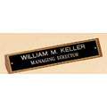 American Walnut Name Plate (8 1/2"x1 3/4"x1 3/8")